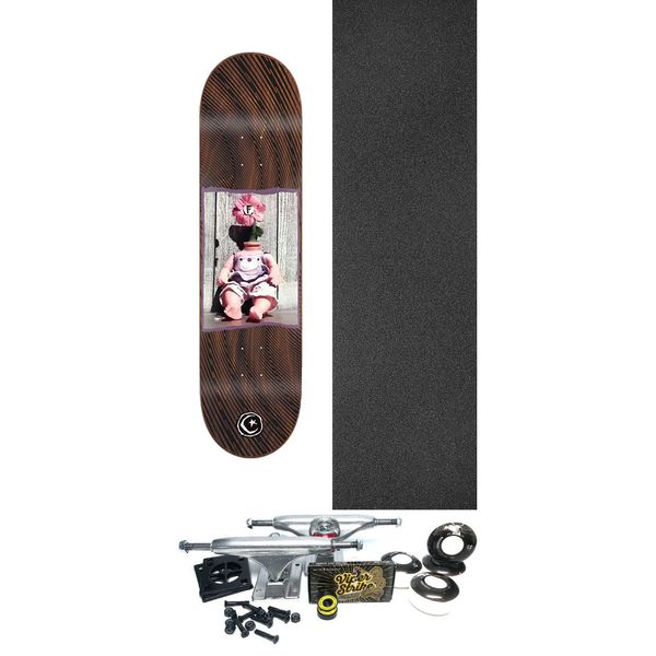 Foundation Skateboards Flower Skateboard Deck - 8" x 31.75" - Complete Skateboard Bundle